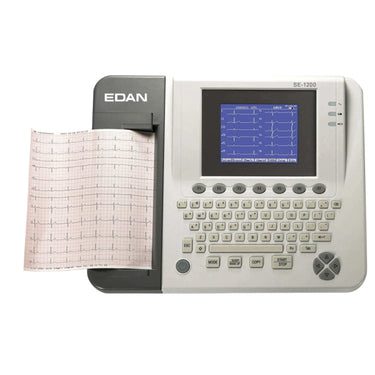 EDAN SE-1200 Express Basic Stand Alone ECG With PDF Reporting And A4 Printer 12 Channel