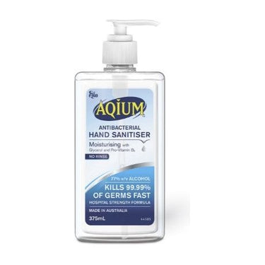 Ego Aqium Antibacterial Hand Sanitiser - 375ml Pump