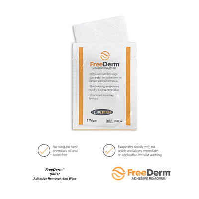 FreeDerm® Adhesive Remover Wipes