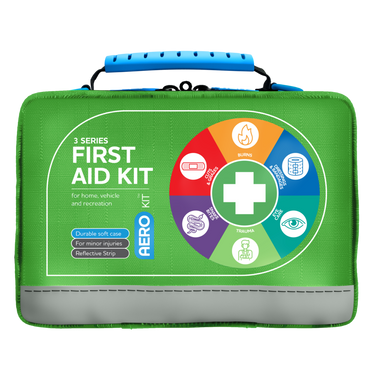 AEROKIT 3 Series First Aid Kit Softpack Green