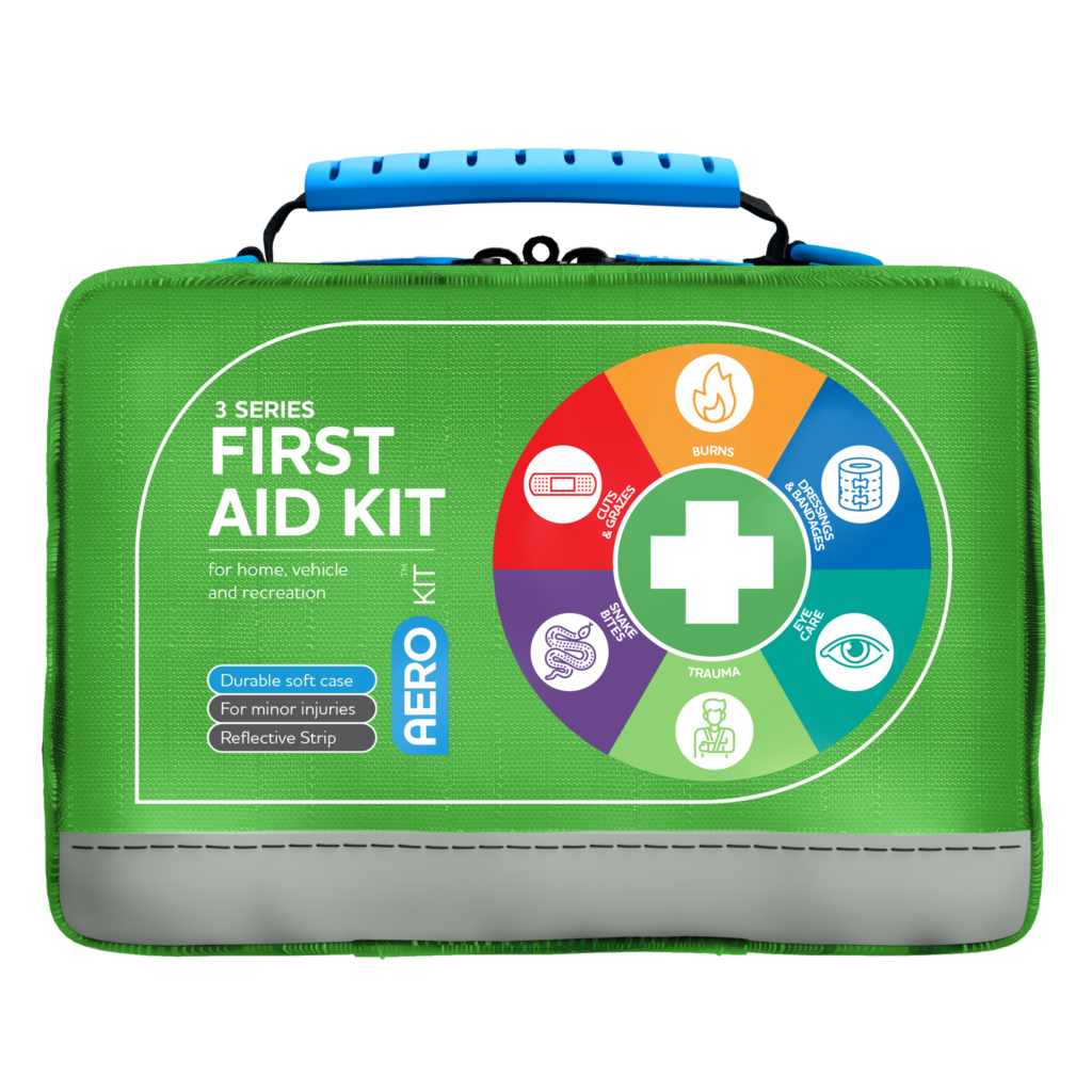 AEROKIT 3 Series First Aid Kit Softpack Green