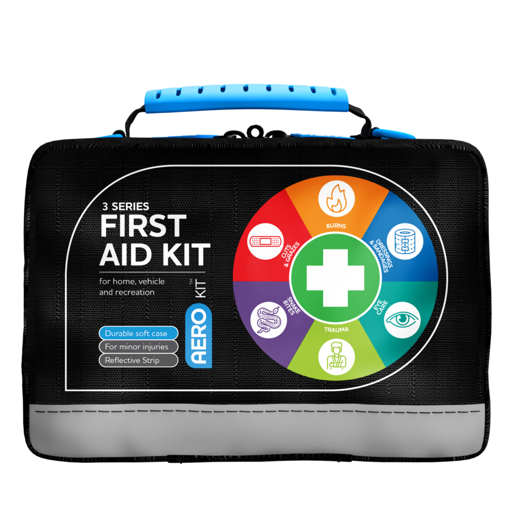 AEROKIT 3 Series First Aid Kit Softpack Black