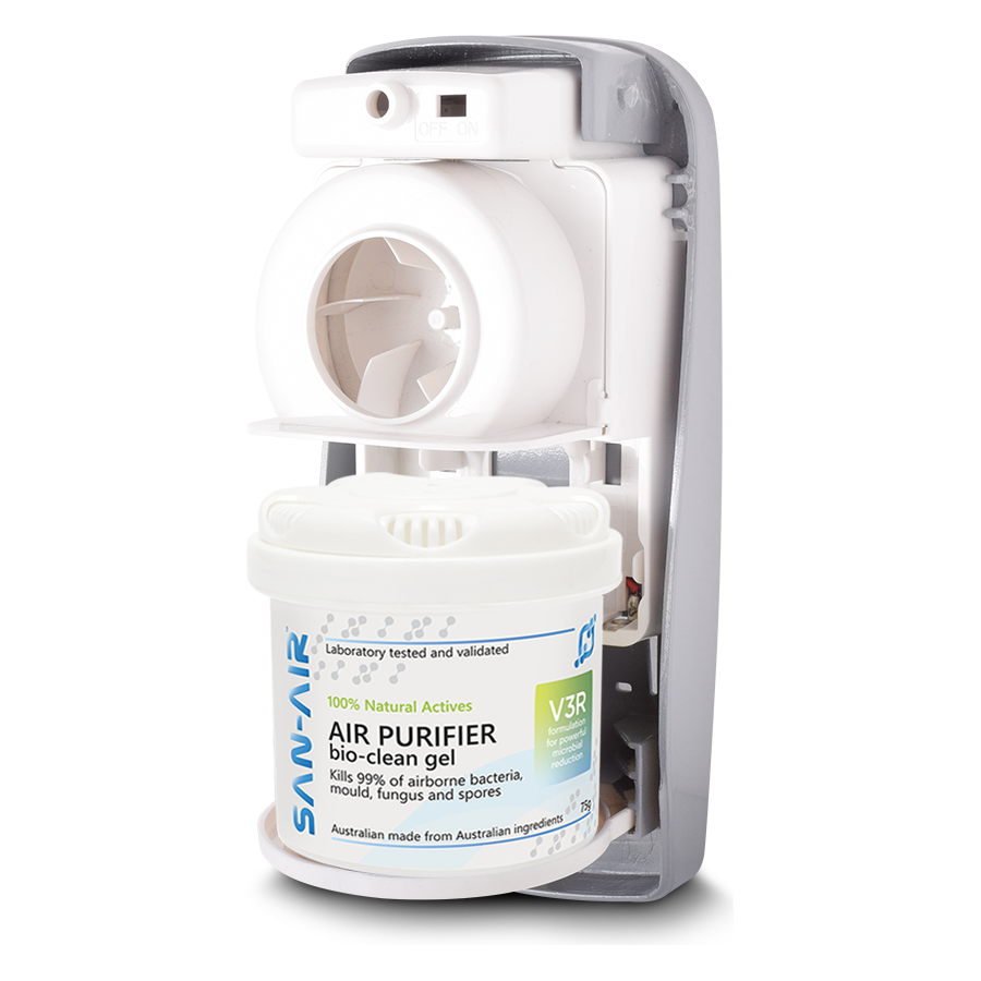 San-Air Fan Dispenser with Air Purifier Gel Bundle