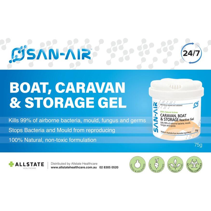 SAN-AIR Boat, Caravan and Storage Mould Remover Gel 75g