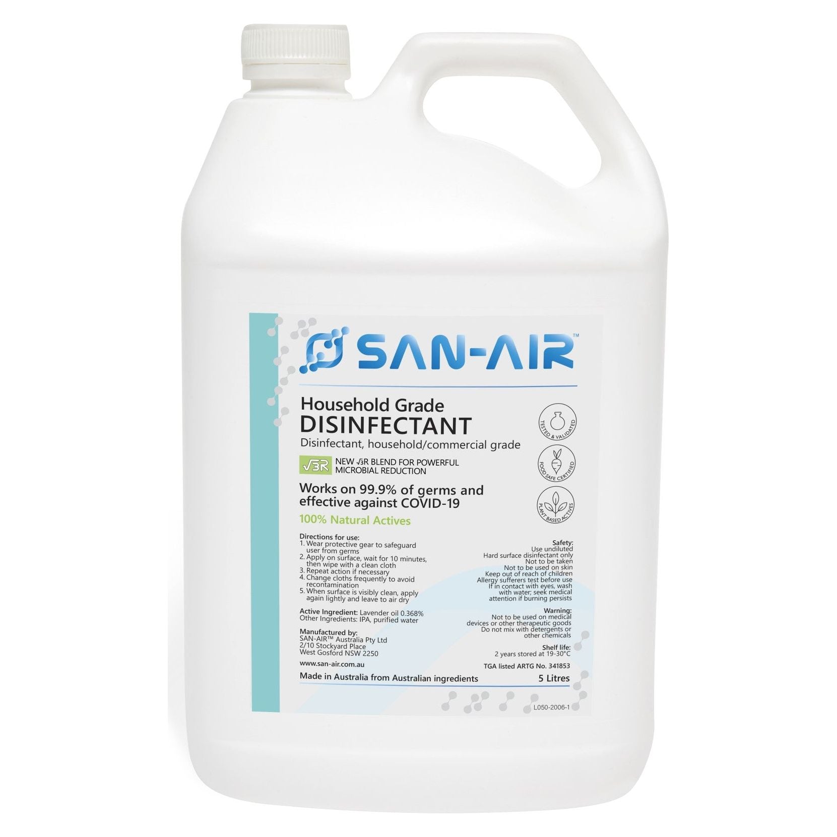 SAN-AIR V3 Commercial / Household Grade Air & Surface Disinfectant RTU