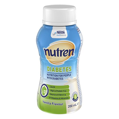 Nutren Diabetic Vanilla Bottle 200mL BOX 24