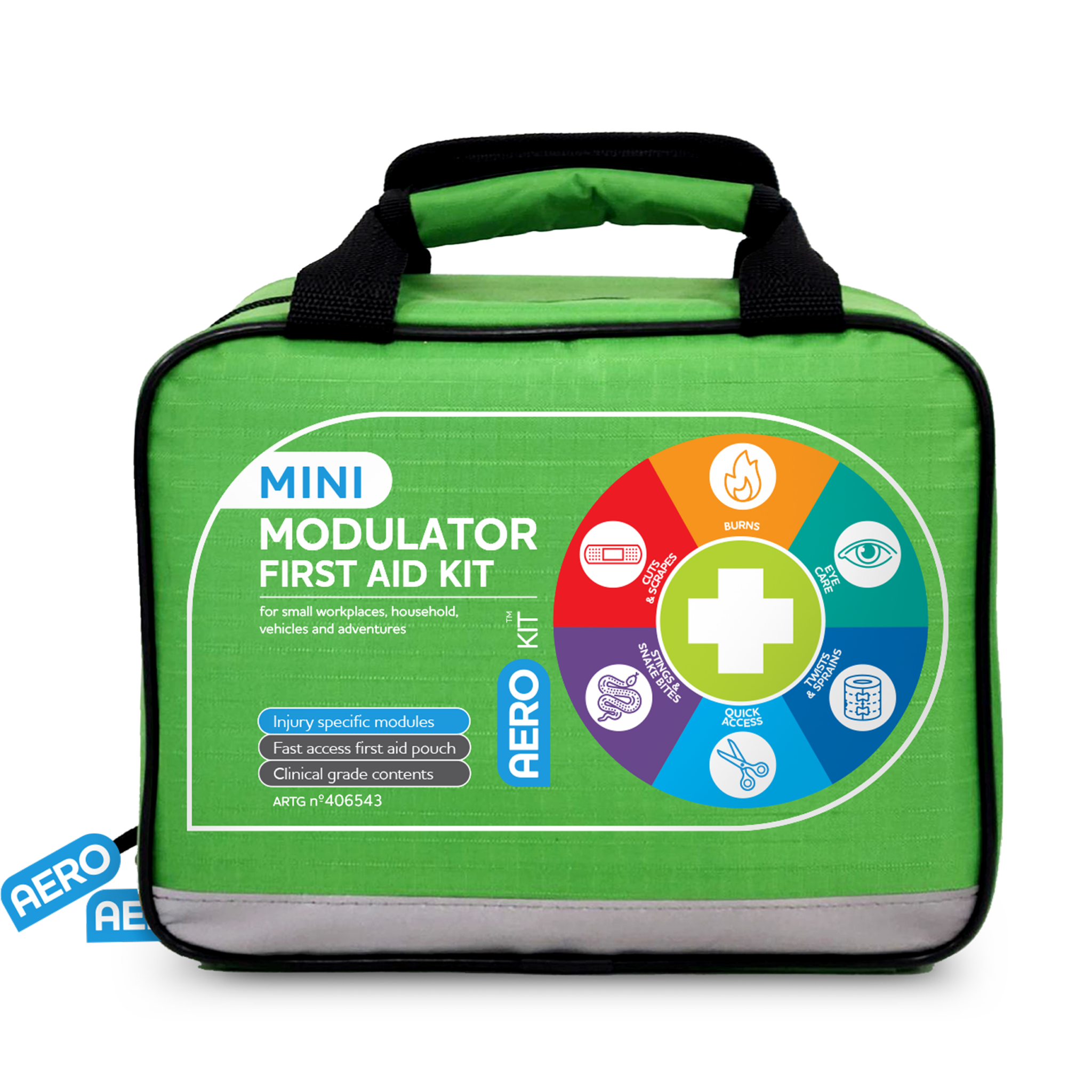 AEROKIT 3 Series Modular Mini Softpack First Aid Kit