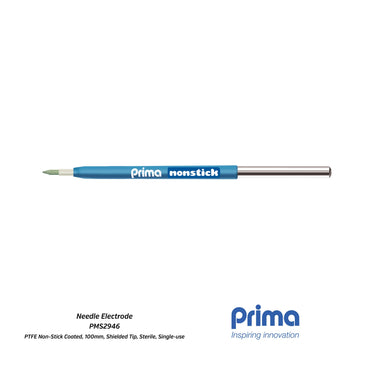 Needle Electrode (PTFE Non-Stick Coated, Shielded Tip, 100mm LGTH)
