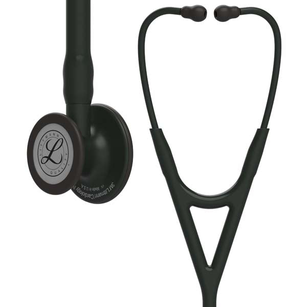 3M Littmann Cardiology IV Stethoscope With Special Edition Black Chestpiece; Black Tube; Stem And Headset