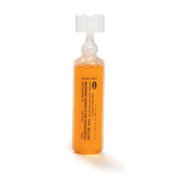 Chlorhexidine 0.05% Cetrimide 0.5% 30ml Ampoules Yellow