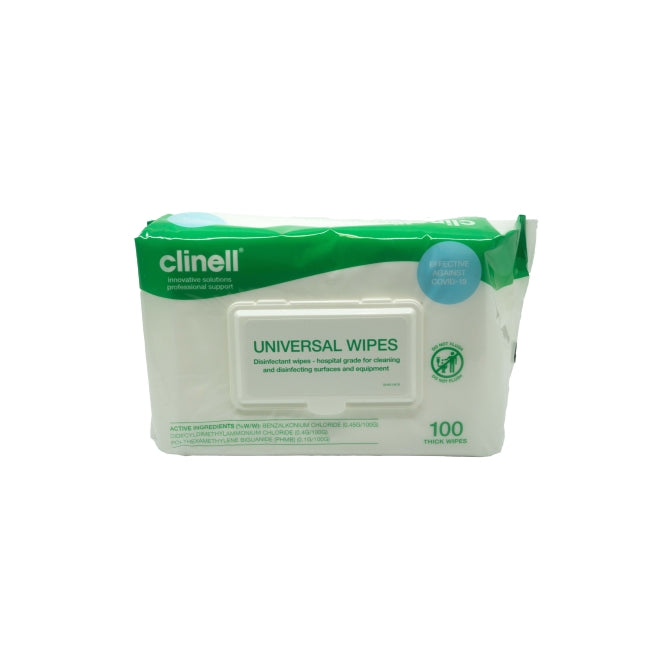 Clinell Universal Wipes - Thick Wipes Packet 100