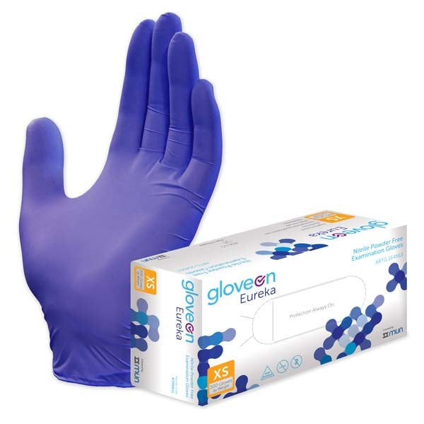 Eureka Nitrile Glove Powder Free Non-Sterile X-Small