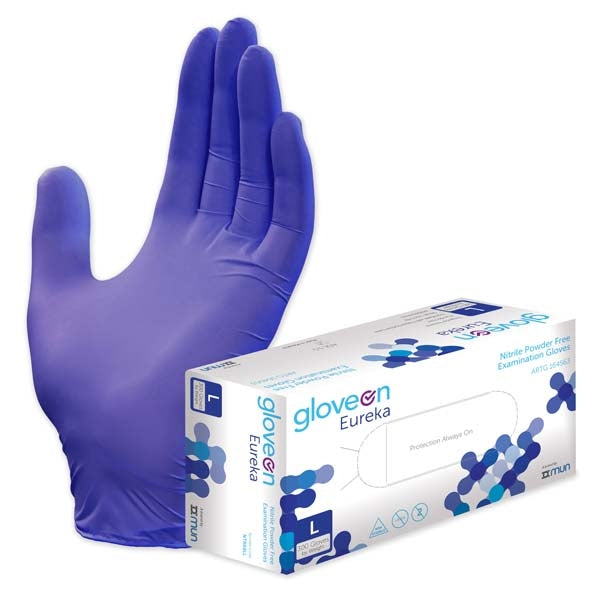 Eureka Nitrile Glove Powder Free Non-Sterile Large