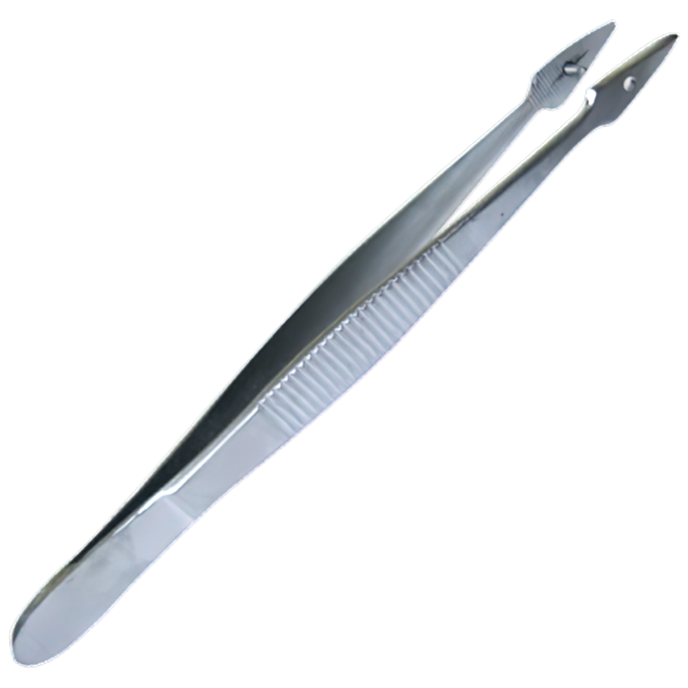 AEROINSTRUMENTS Stainless Steel Fine Forceps with Pin 13cm