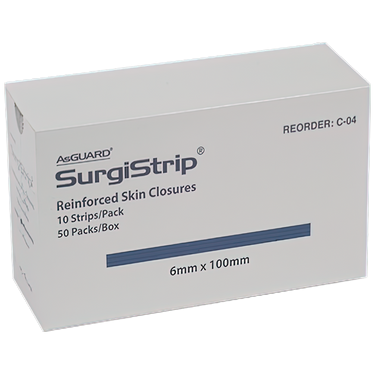 AEROPLAST Wound Closure Strips 6 x 100mm Box/50 (10 strips/card)