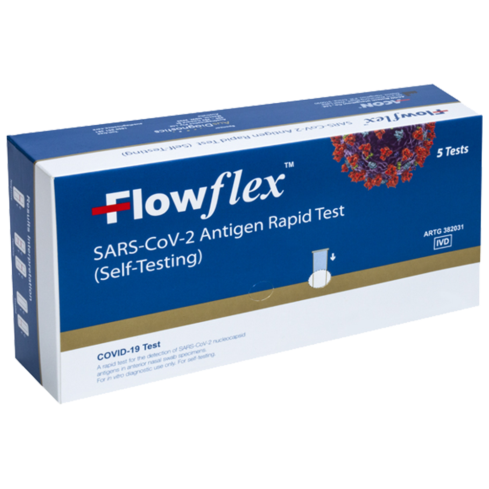 FlowFlex Rapid Antigen COVID 19 Self Test Pack 5   ASCT05 2 