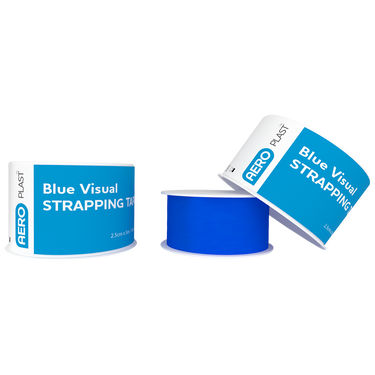 AEROPLAST Visual Strapping Tape 2.5cm x 5M Box/12