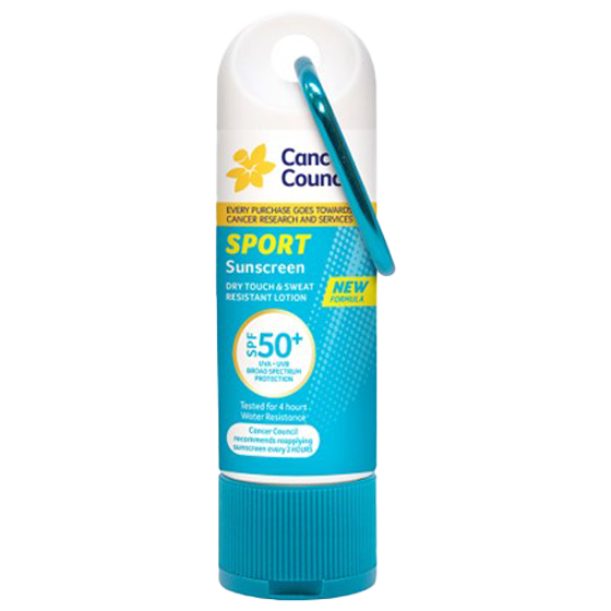 CANCER COUNCIL SPF50+ Sport Sunscreen Bottle 50mL (GST Free)