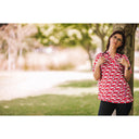 Unisex Christmas Medical Scrubs Top Printed SS01 - Simply Scrubs Australia