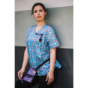 Unisex Christmas Medical Scrubs Top Printed SS01 - Simply Scrubs Australia