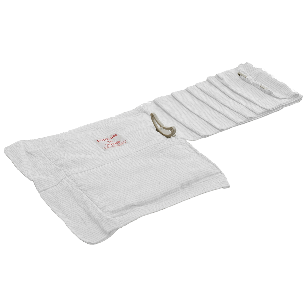 FIRSTCARE Civilian Abdominal Bandage 30 x 30cm (White)