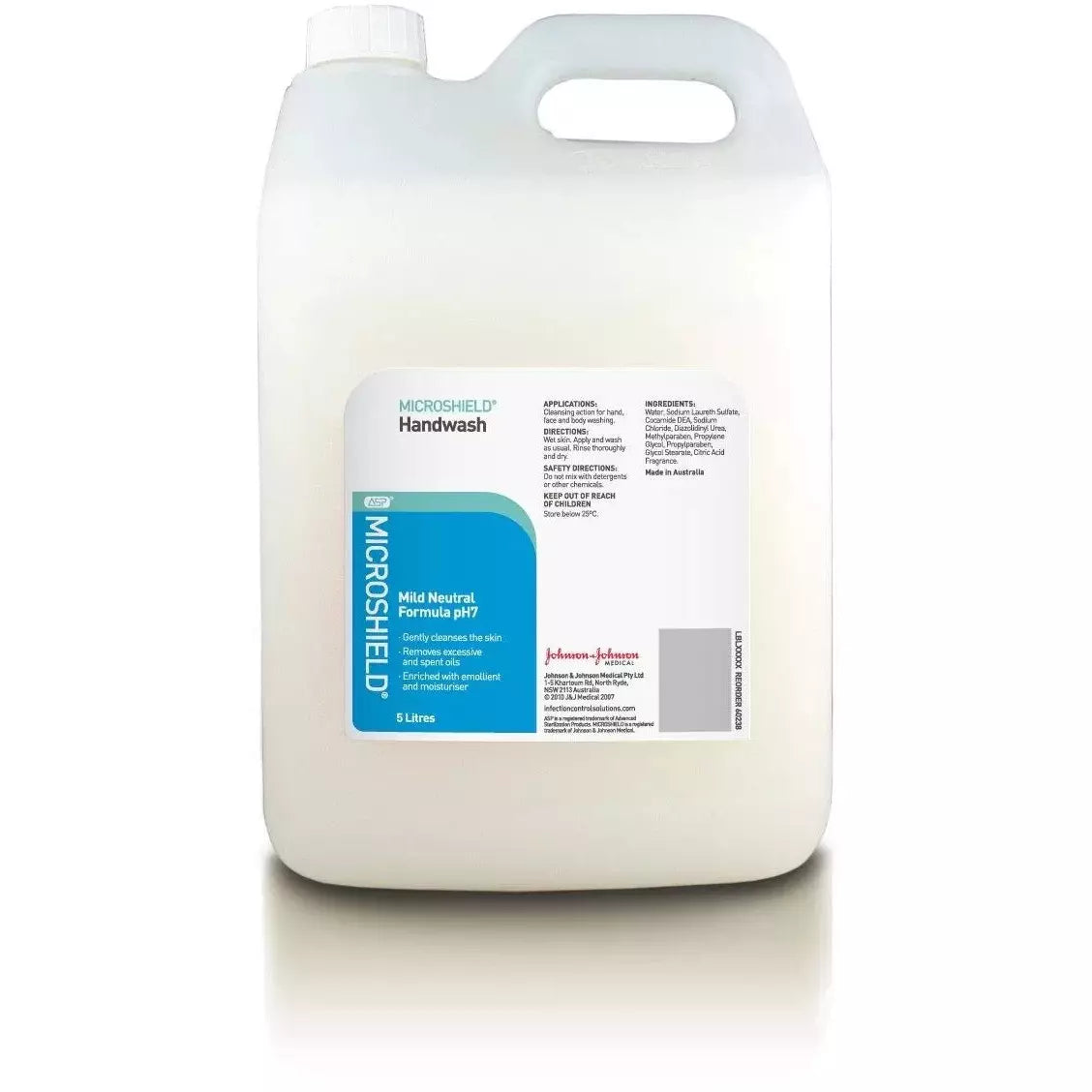 Microshield Range Microshield Handwash - 5L – Australian Medical Solutions Group