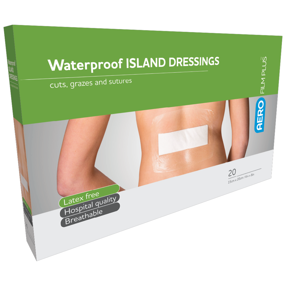 AEROFILM PLUS Waterproof Island Dressing 15 x 20cm Box/20