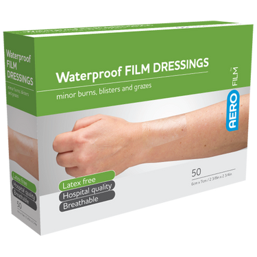 AEROFILM Waterproof Film Dressing 6 x 7cm Box/50