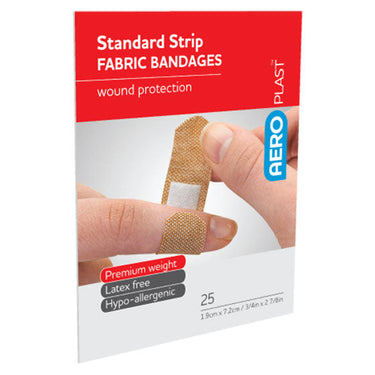 AEROPLAST Premium Fabric Standard Strip 7.2 x 1.9cm Env/25