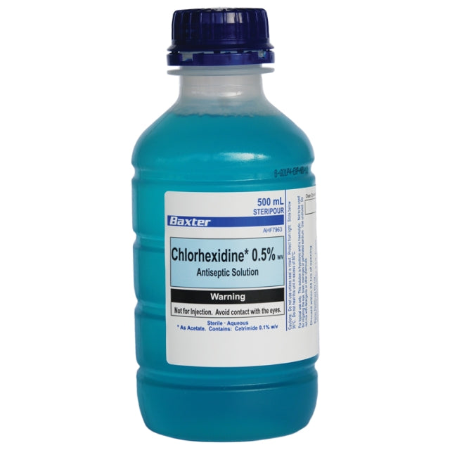 Chlorhexidine 0.05% Aqueous 500ml Blue